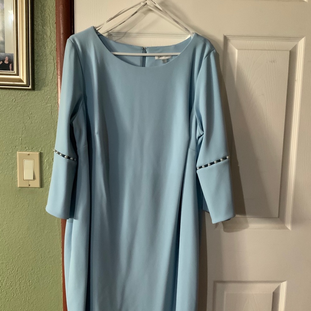 Blue dress